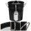 Iron Ice Buckets Ice Cube Bucket Black Iron Ice Storage 1pcs 8