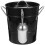 Iron Ice Buckets Ice Cube Bucket Black Iron Ice Storage 1pcs 7