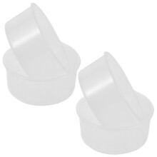 2 Pcs Condensation Cooker 6.00x6.00x4.00cm Transparent