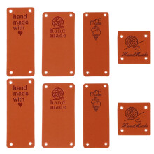 80St Lederen Labels Voor Kleding DIY Accessoires En Jeans Tags