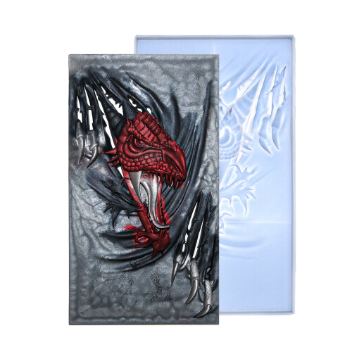 3D Dragon Wall Hanging Crystal Epoxy Silicone Mold Casting DIY
