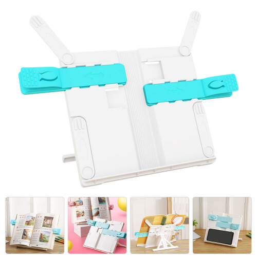 Folding Reading Shelf Book Clip Child Abs Desktop 1