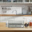 Raindrops Refrigerator Pull-Out Box Storage Box Grey Pp 1pack 7
