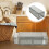 Raindrops Refrigerator Pull-Out Box Storage Box Grey Pp 1pack 2