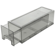 Raindrops Refrigerator Pull-Out Box Storage Box Grey Pp 1pack