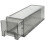 Raindrops Refrigerator Pull-Out Box Storage Box Grey Pp 1pack 4