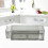 Raindrops Refrigerator Pull-Out Box Storage Box Grey Pp 1pack 5