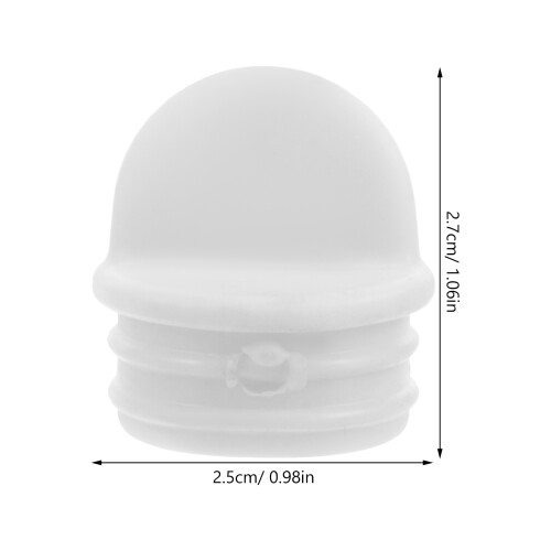 Small Drain Stopper Rubber 2pcs 1.06x0.98x0.98in 1