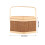 Storage Basket Bamboo 1pcs 9.4x9.4x5.5in 2