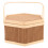 Storage Basket Bamboo 1pcs 9.4x9.4x5.5in 4