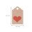 200pcs Wedding Tags Card Kraft Paper For Creative Users 5x3cm 3