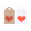 200pcs Wedding Tags Card Kraft Paper For Creative Users 5x3cm 5