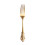 1set Engraved Fork In Golden For Western Dinnerware Home Dining 1