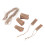 100pcs Kraft Paper Tags with Strings Rectangle 5.1x1.9cm 6