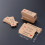 100pcs Kraft Paper Tags with Strings Rectangle 5.1x1.9cm 3