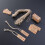 100pcs Kraft Paper Tags with Strings Rectangle 5.1x1.9cm 9