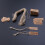 100pcs Kraft Paper Tags with Strings Rectangle 5.1x1.9cm 7