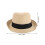 Toddler Breathable Straw Sun Hat with Adjustable Strap for Boys 2