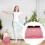 1pc Pink Foot Calf Foldable Exercise Device With Abs Material 6