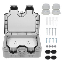 Masteelf  Outlet Cover Waterproof Socket Humid Environment Box Baby