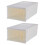 2Pcs Durable Transparent Shoes Storage Box Plastic Organizer for Home 6
