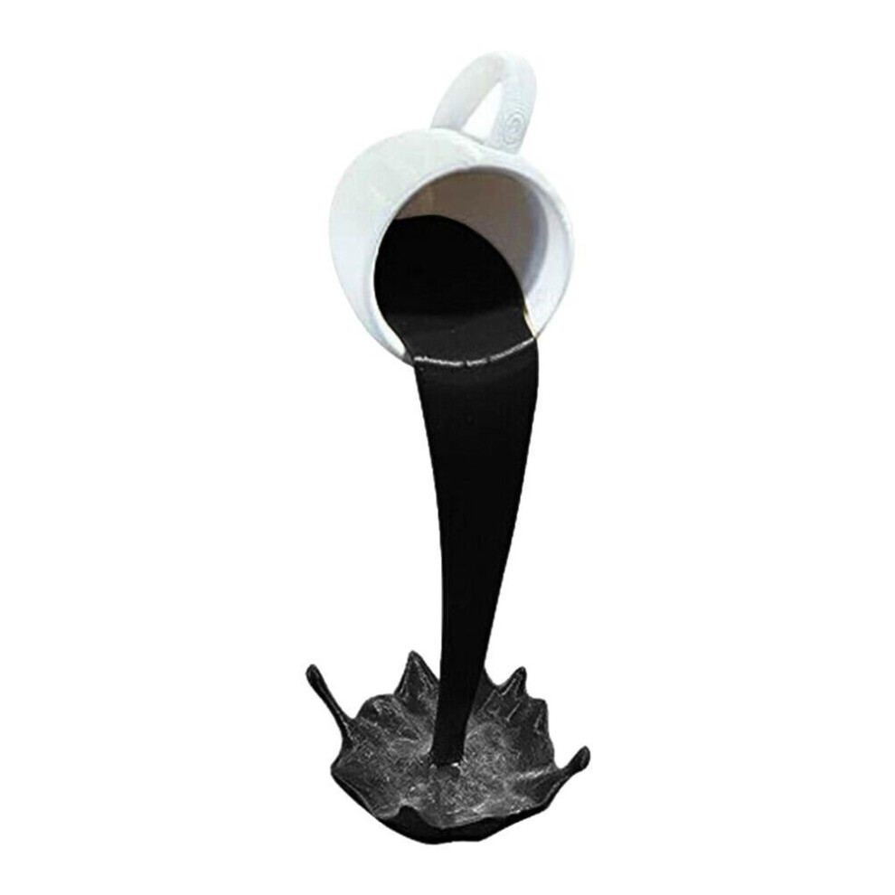 Novelty Floating Coffee Cup Sculpture Resing 8320539248066