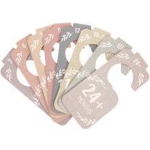 8 Pcs Wood Baby Closet Dividers Clothing Hanger Organizers