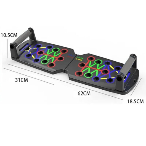 Foldable Push-up Board Set with Handles 2