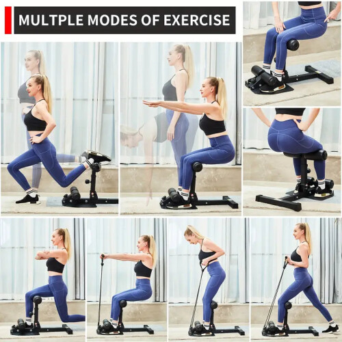 1pc Squat Training Machine - Sit-up Auxiliary Device - Black 2