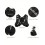 18Lbs Weighted Vest - Adjustable, Solid Black 4