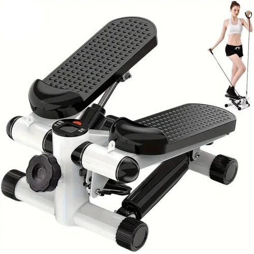 Mini Exercise Stepper with Resistance Band and Calories Counter 1