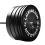 D Series Black Rubber Barbell Plates (150KG) - Weight Set 2
