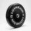 D Series Black Rubber Barbell Plates (150KG) - Weight Set 11
