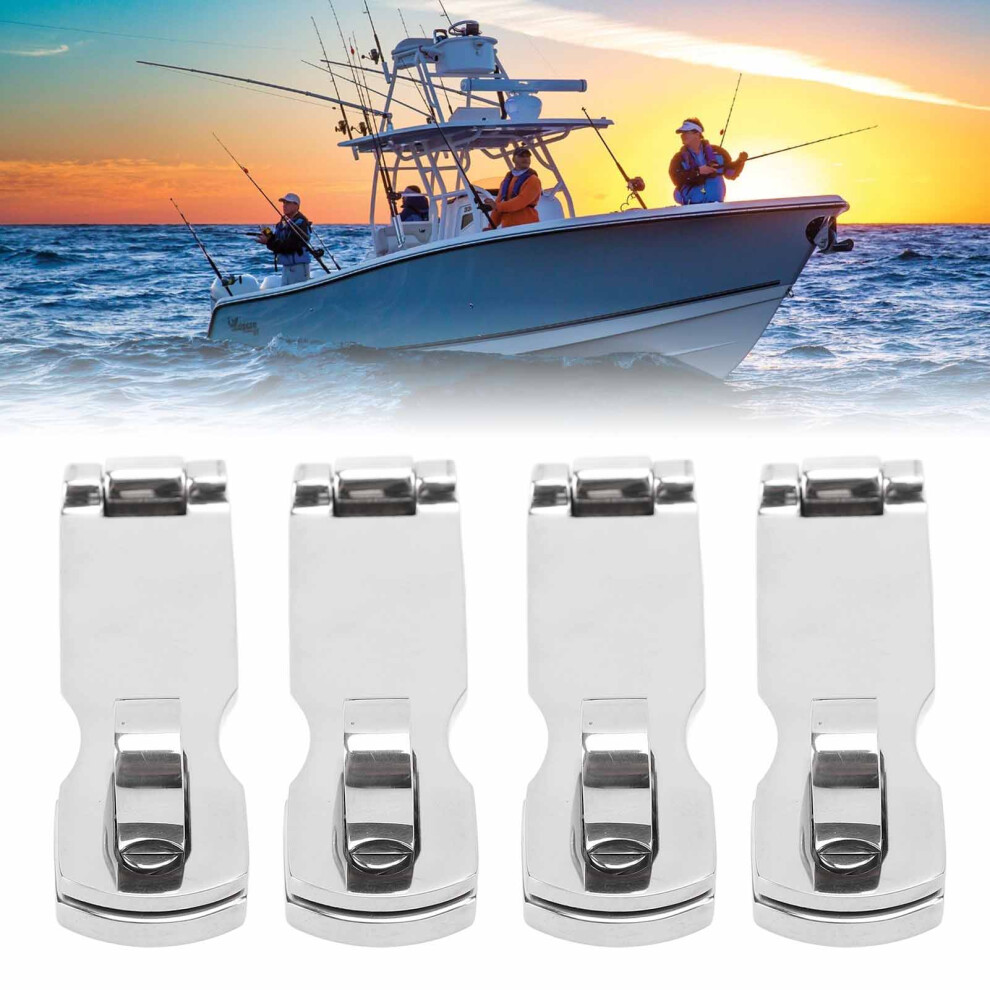 316 Stainless Steel Boat Latch Clamp 75Mm Marine Locker Fastener 4Pcs 4981349363611