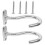 2 Sets Pool Table Hooks Snooker Rest Billiard Triangle Holder Cue 10