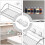 Bathroom Storage -Mounted Hanging Rack Stainless Steel Storage Shelf 11