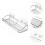 Bathroom Storage -Mounted Hanging Rack Stainless Steel Storage Shelf 8