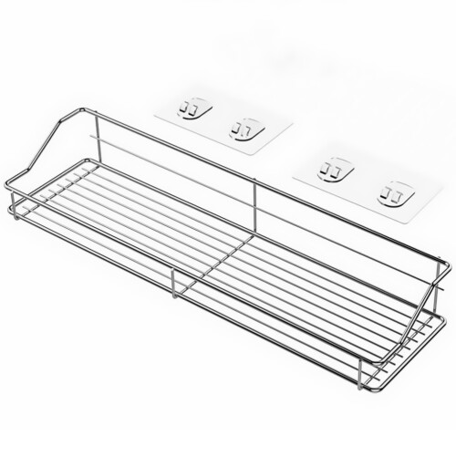 Bathroom Storage -Mounted Hanging Rack Stainless Steel Storage Shelf