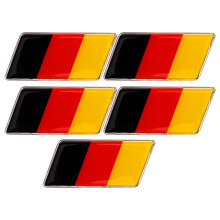 5St Aluminium Auto Sticker Set Voor Patriottische Decoratie