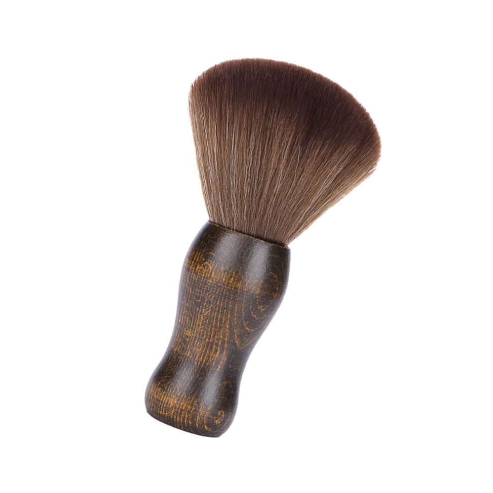 Vaguelly 1Pc Hair Salon Beard Cleaning Brush Bamboo Wood Small Portable