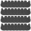 100Stk Schwarze Ohrring Karten Papier Schmuckhalter Display Karten 5
