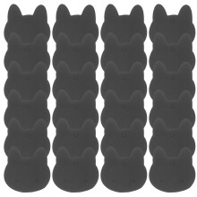 100Stk Schwarze Ohrring Karten Papier Schmuckhalter Display Karten