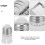 2Pièces Adaptateur Lampe E27 À B22 Pbt Simple 5