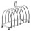 Breakfast Bread Slice Storage Rack Kitchen Countertop Silver 7
