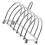 Breakfast Bread Slice Storage Rack Kitchen Countertop Silver 1
