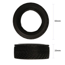 AUSTAR AX-8006 4PCS 65*25MM Rubber Tires for 1/10
