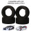 AUSTAR AX-8006 4PCS 65*25MM Rubber Tires for 1/10 11