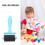 6Pcs Blue Rubber Printmaking Ink Rollers Child-Friendly Art Brayers 8