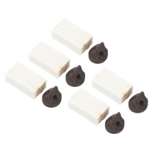 Sound Dampener Erhu Mute Wooden 5 Sets 2.5x1.5x0.39in