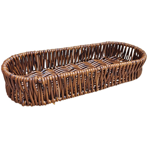 Rectangular Bread Basket Imitation Rattan Food Serving Box